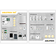 Presentation double panel with fully working devices JABLOTRON 100+ - SI version