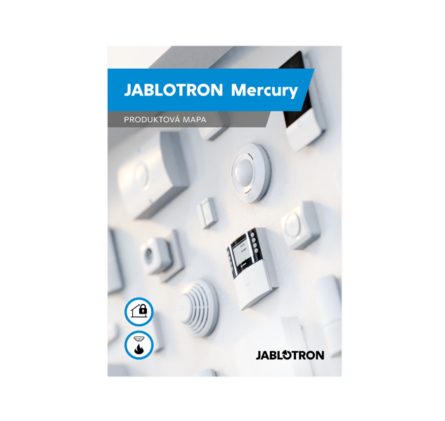 C-CZMMAP24081 Mapa produktů JABLOTRON Mercury - CZ verze